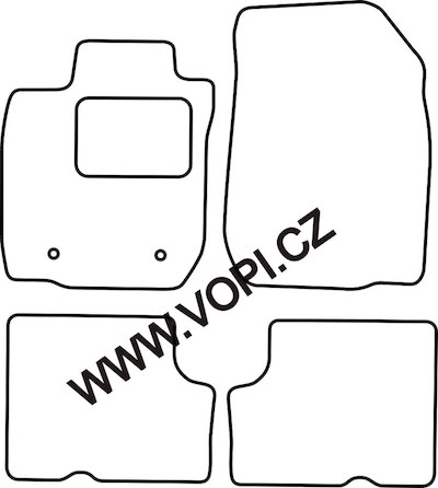 Autokoberce Dacia Logan 01/2007 - 06/2013 Carfit (3863)